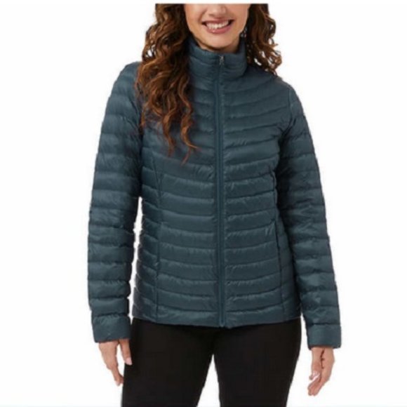 32 Degrees Ladies' Down Jacket Orion Blue Size L - Picture 1 of 4